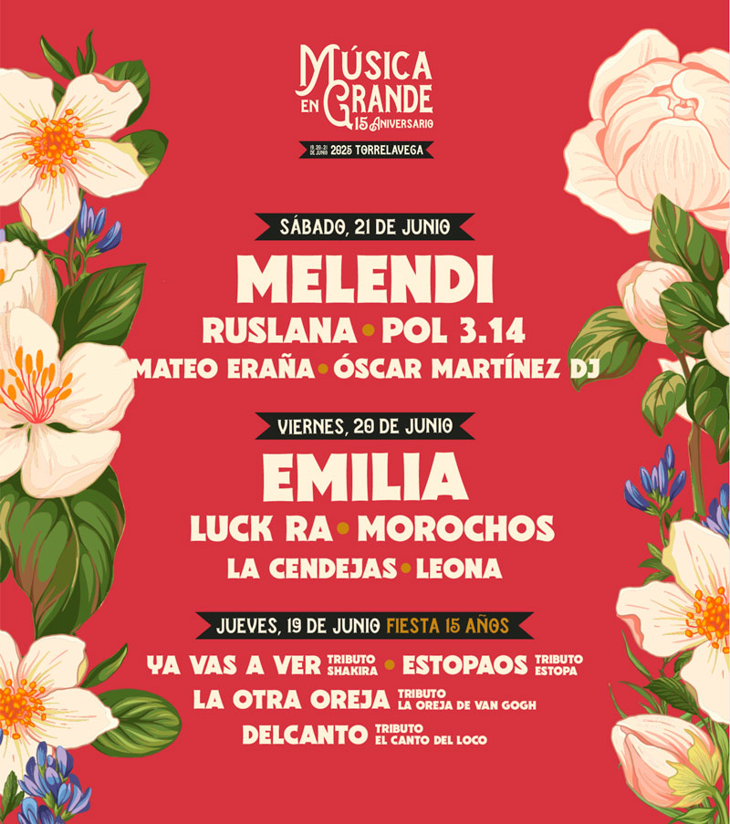 Cartel Múcia en Grande 2025